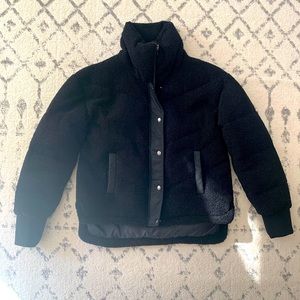 Bandier Wesley Sherpa Puffer Jacket, size Small